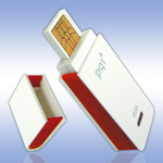 USB - - PQI Traveling Disk i221 White-Red - 4Gb