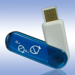 USB - - PQI Traveling Disk i261 Blue - 1Gb  :  2