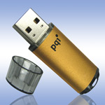 USB - - PQI Traveling Disk U172P Gold - 4Gb  :  2